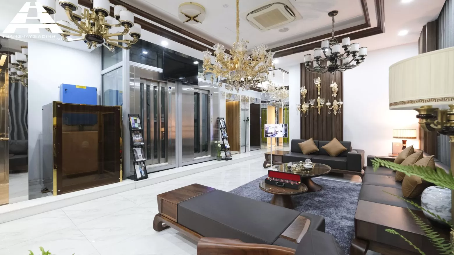 Đèn chùm Huy Hoàng Luxury (1)